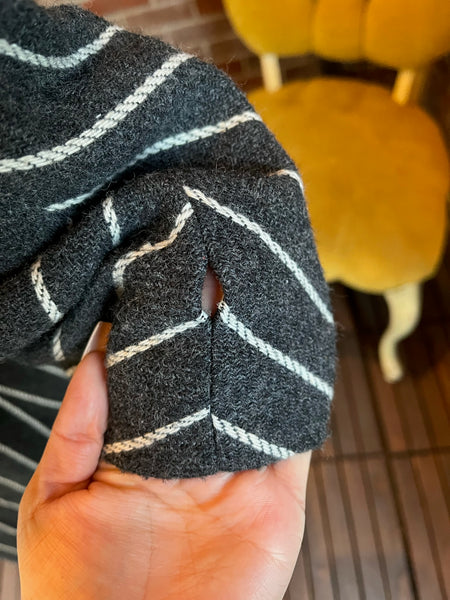 1960s Gray Pinstripe Coat