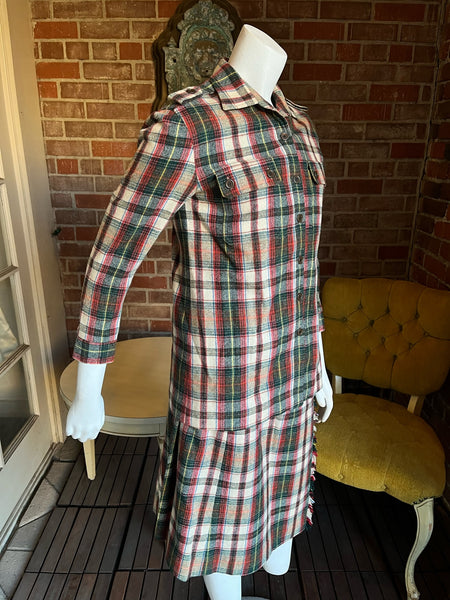 1970s Wool Plaid Tartan Set