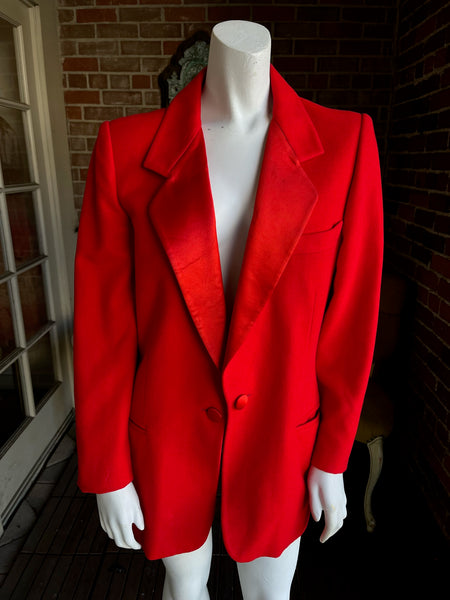 1980s Red Escada Blazer
