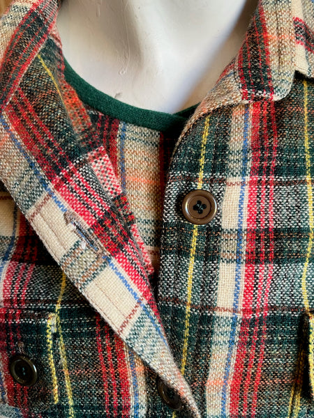 1970s Wool Plaid Tartan Set