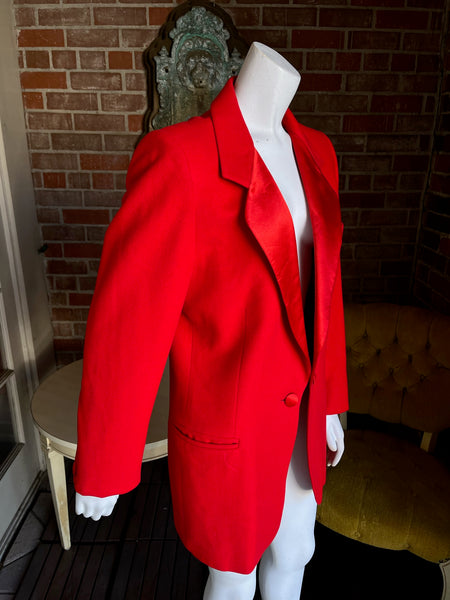 1980s Red Escada Blazer