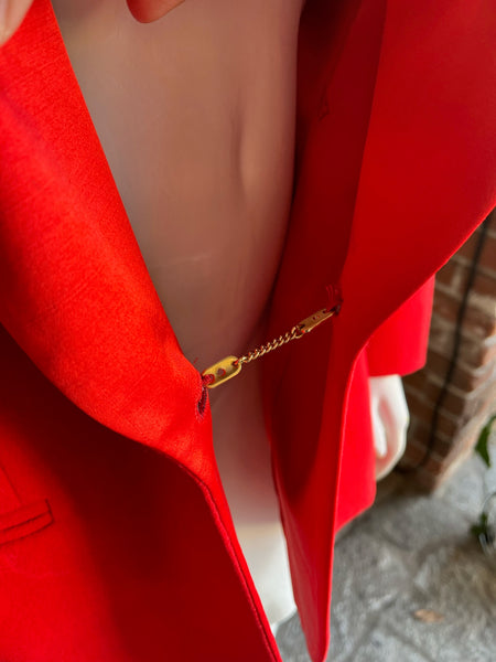 1980s Red Escada Blazer