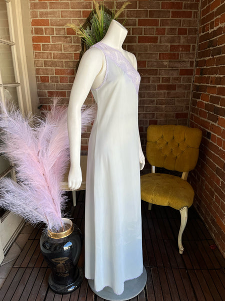 1970s One Shoulder Night Gown Deadstock