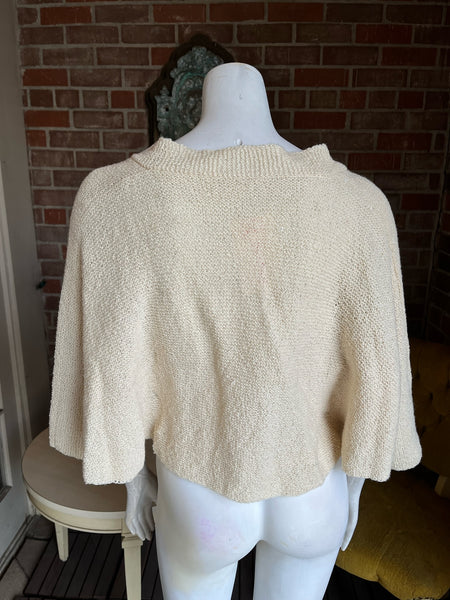 1950s Cropped Knit Capelet