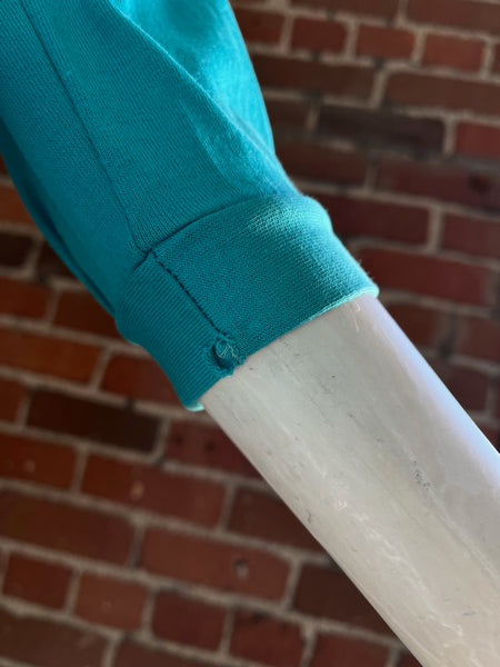 1950s Turquoise Cardigan