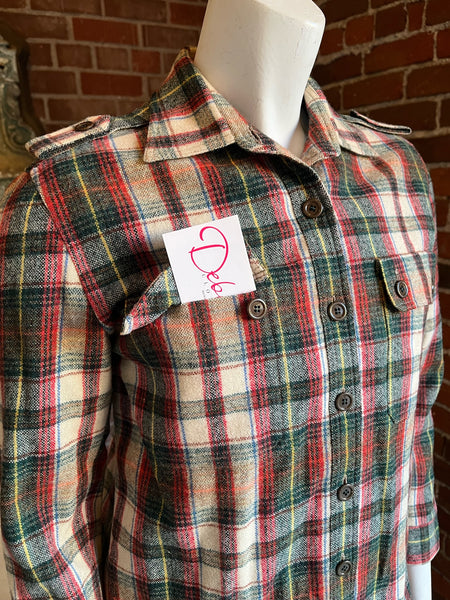 1970s Wool Plaid Tartan Set