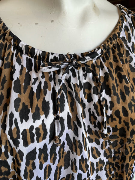 1960s Sheer Leopard Jumpsuit