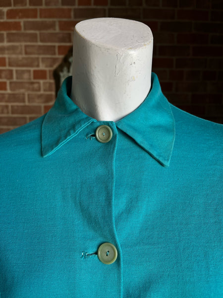 1950s Turquoise Cardigan