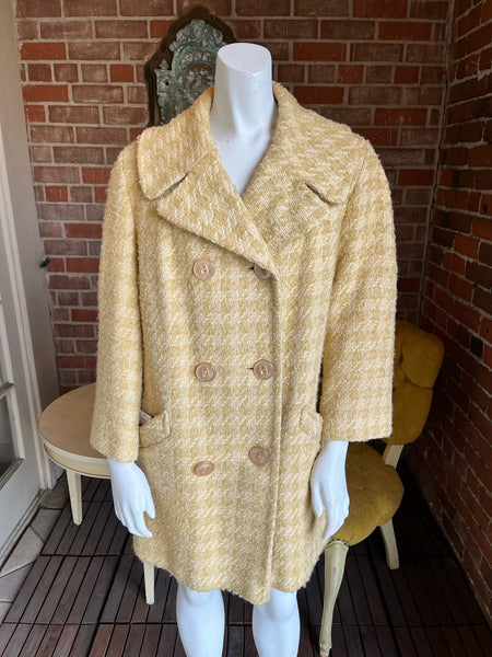 1960s Wool Boucle Maiz Coat