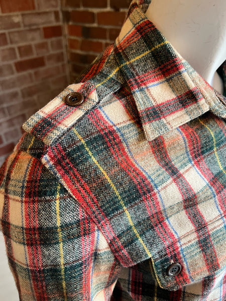 1970s Wool Plaid Tartan Set