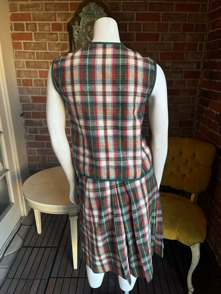 1970s Wool Plaid Tartan Set
