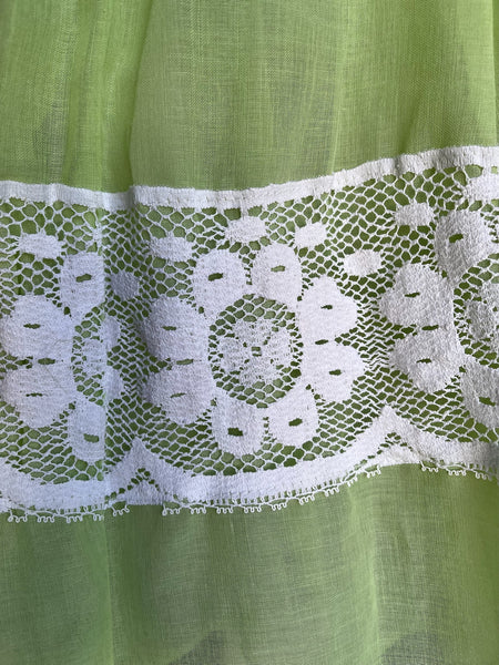 1960s Lime Green Dress