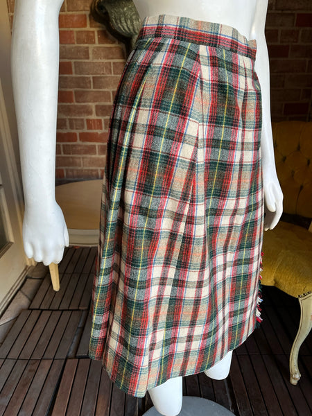 1970s Wool Plaid Tartan Set