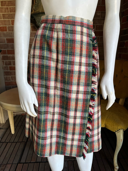 1970s Wool Plaid Tartan Set