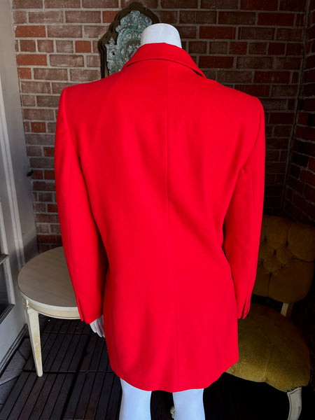 1980s Red Escada Blazer