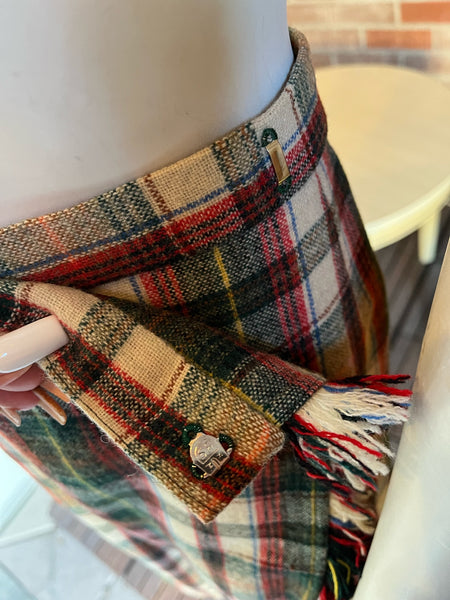1970s Wool Plaid Tartan Set