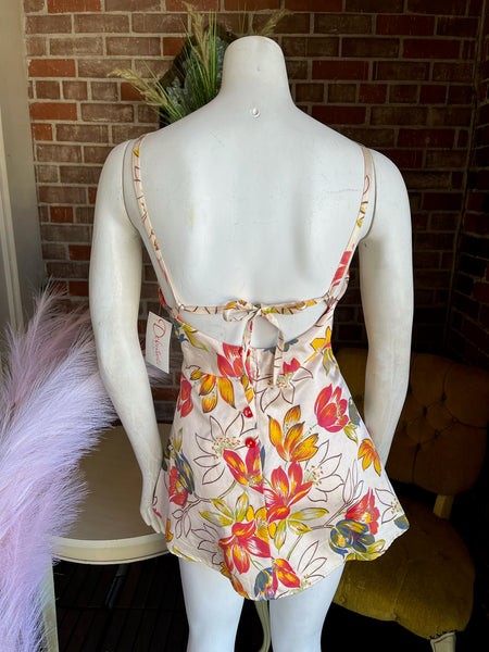 1930s Floral Playsuit