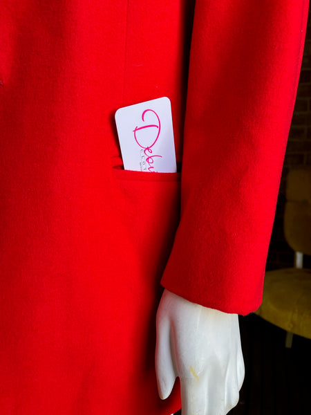 1980s Red Escada Blazer