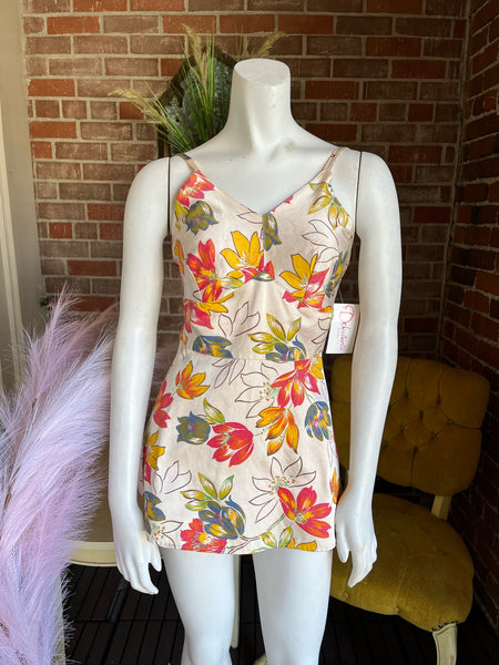 1930s Floral Playsuit