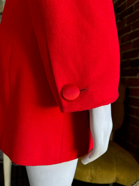 1980s Red Escada Blazer