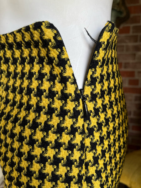 Y2K Yellow Tweed Georges Marciano