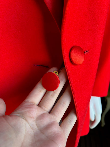 1980s Red Escada Blazer