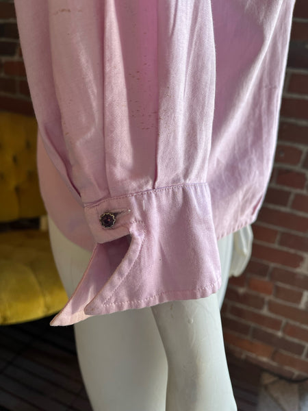 1950s Pink Rhinestone Top
