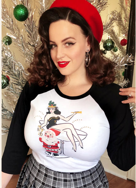 Santa Baby Raglan Tee