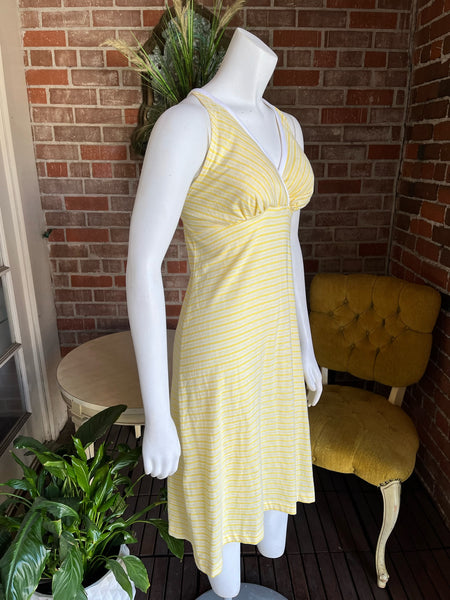1970s Yellow Cotton Dress