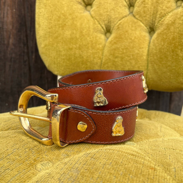 1990s Novelty Hound Puppy Belt