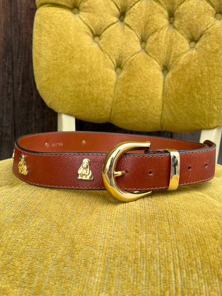 1990s Novelty Hound Puppy Belt
