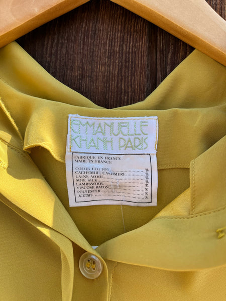 1990s Emmanuel Kahn Paris Blouse
