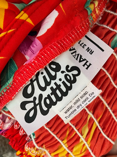1980s Tropical Dress