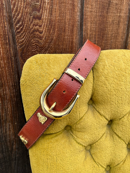 1990s Novelty Hound Puppy Belt