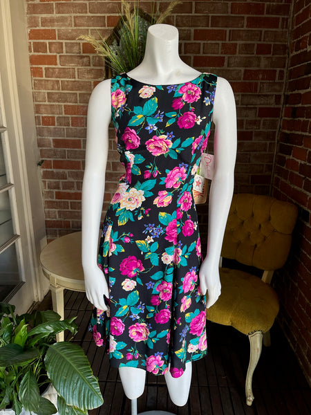 1980s Deadstock Floral Dress