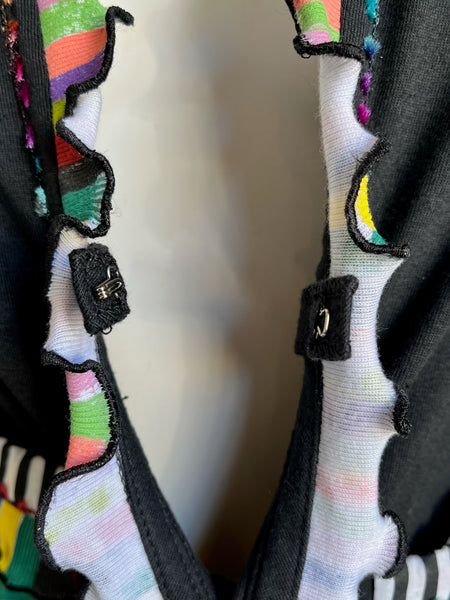 1980s Hand Painted Details Cardigan