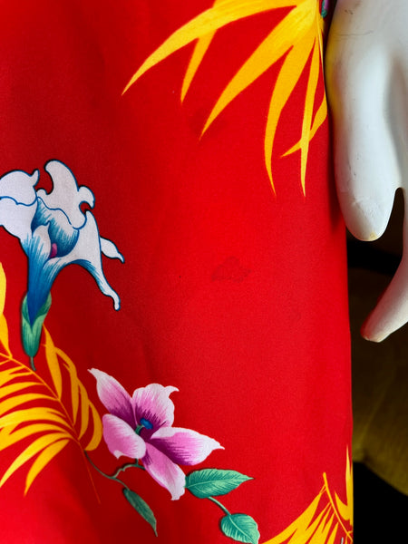1980s Tropical Dress