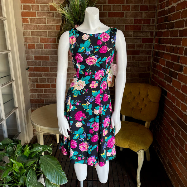 1980s Deadstock Floral Dress