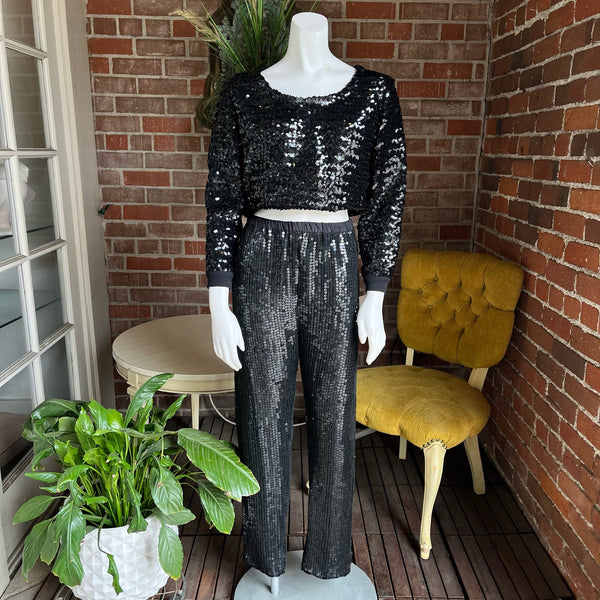 1980s Sequin Pullover Pants