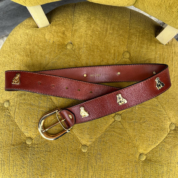 1990s Novelty Hound Puppy Belt