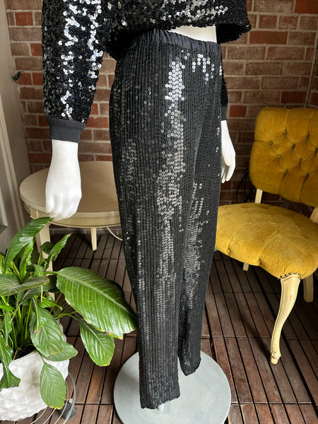 1980s Sequin Pullover Pants