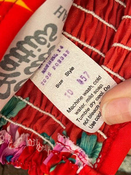 1980s Tropical Dress