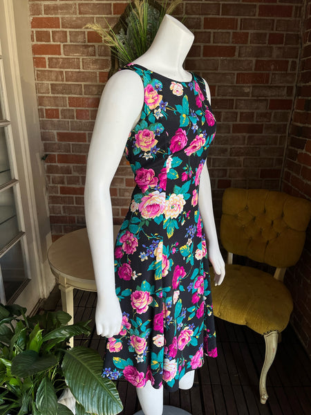 1980s Deadstock Floral Dress