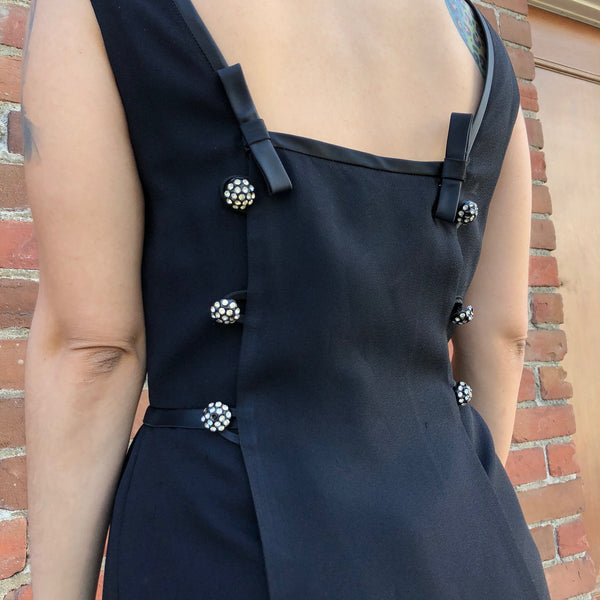 1960s Rhinestone Cocktail Dress