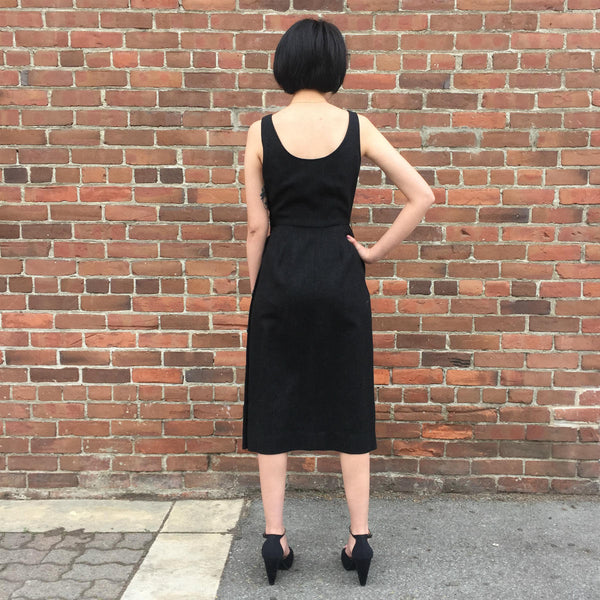 1960s Wool Sleeveless Dress