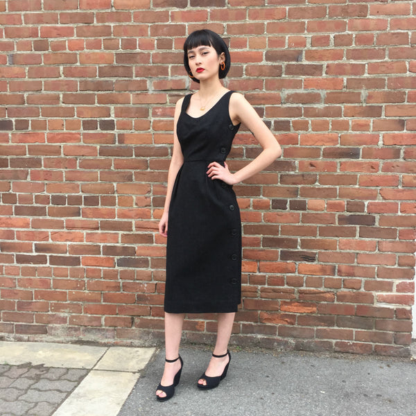 1950's Wool Sleeveless Dress