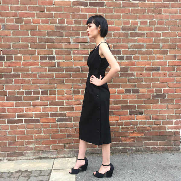 1960s Wool Sleeveless Dress
