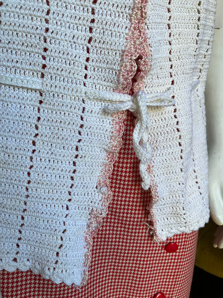 1970s does 1940s Cardigan Sweater