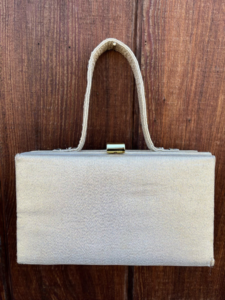 1960s Gold Lurex Box Purse