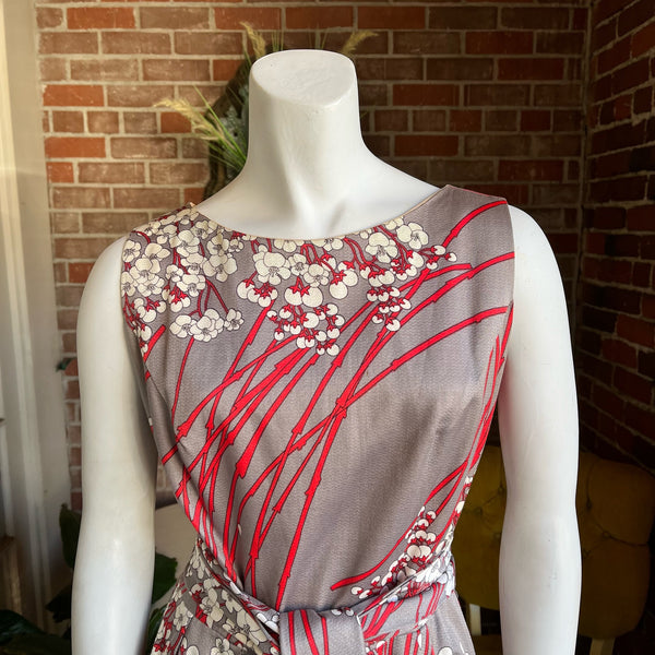 1970s Cherry Blossom Dress